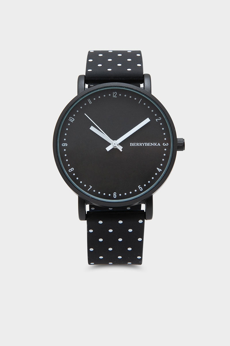 Berrybenka Sofia Jennie Polkadot Black 1